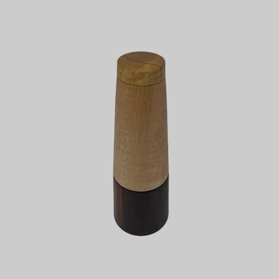 Moulin à poivre en cocobolo et érable figuré