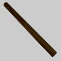 Rouleau à pâtisserie en  noyer noir