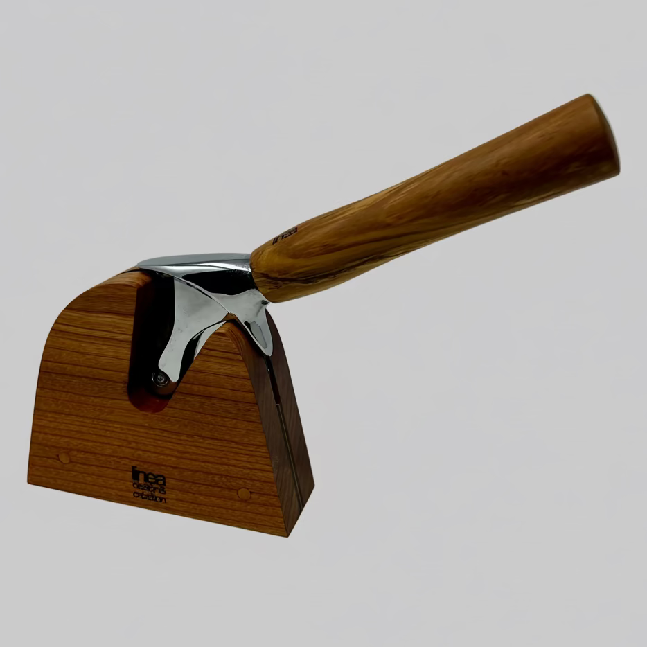 Coupe-pizza en bois d'olivier