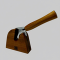 Coupe-pizza en canari wood