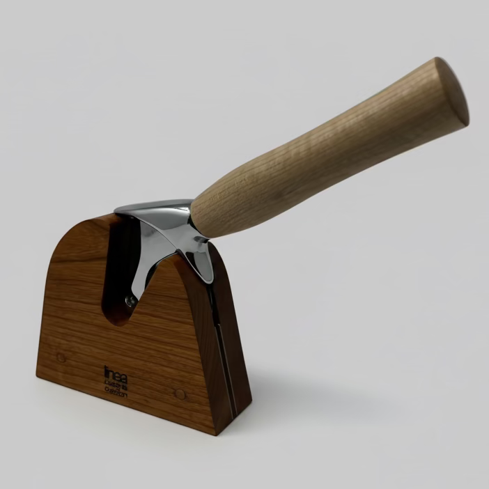 Coupe-pizza en érable figuré