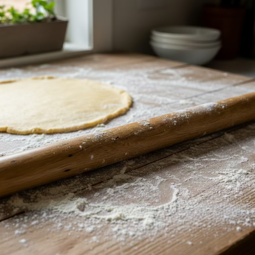 Rouleau à pâtisserie en black limba