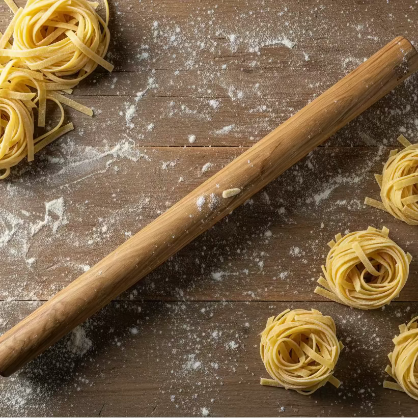 Rouleau à pâtisserie en black limba