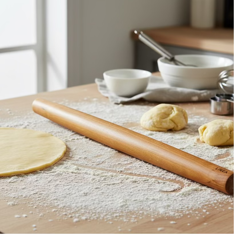 Rouleau à pâtisserie en cerisier