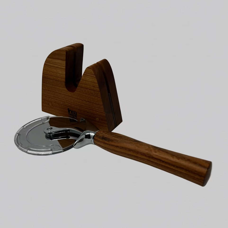 Coupe-pizza en jatoba