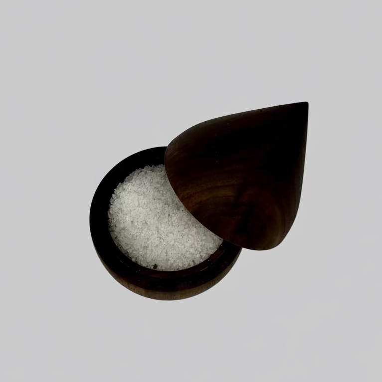 Boite à sel en noyer noir