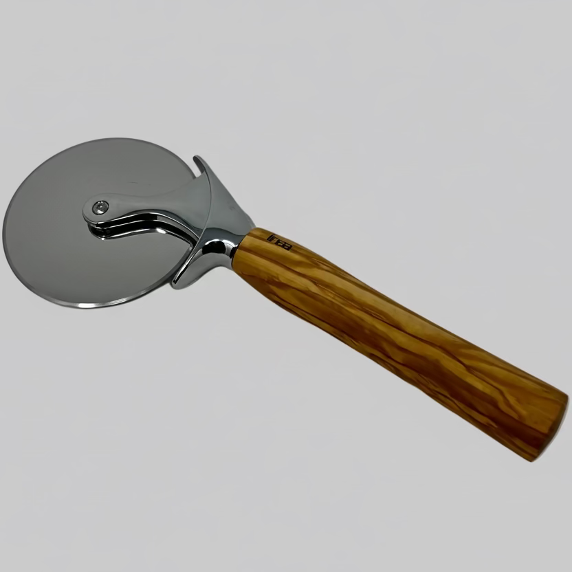 Coupe-pizza en bois d'olivier